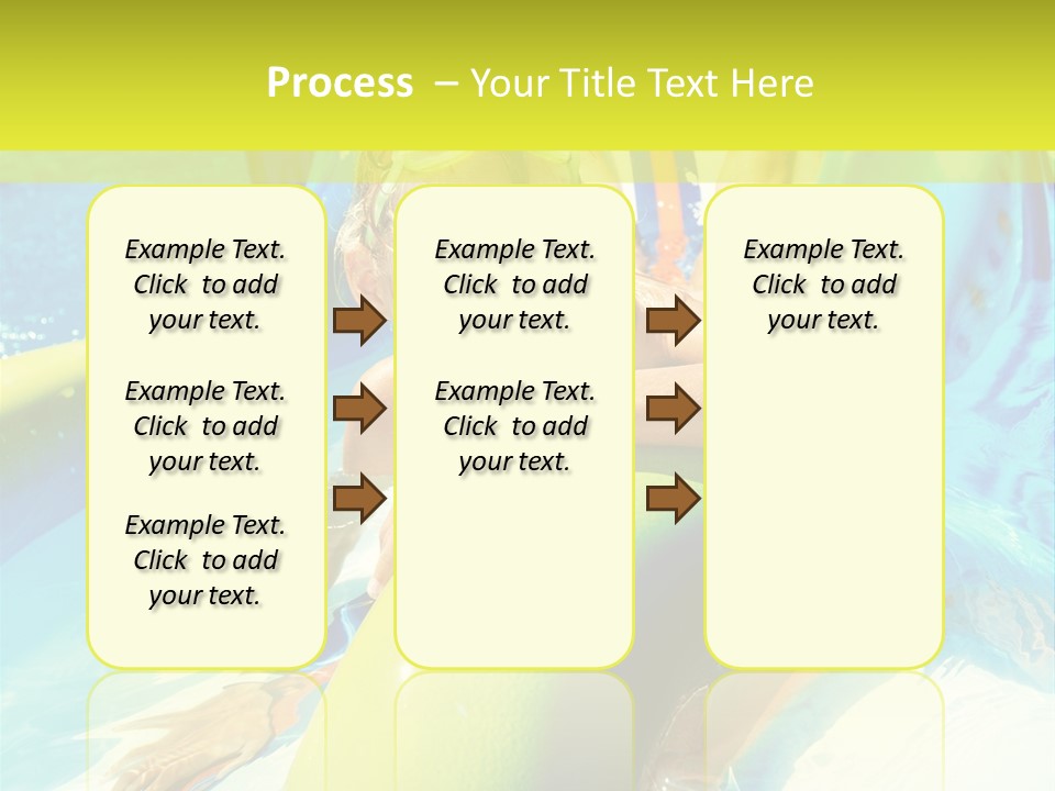 Swim Wear Aquapark Vacations PowerPoint Template