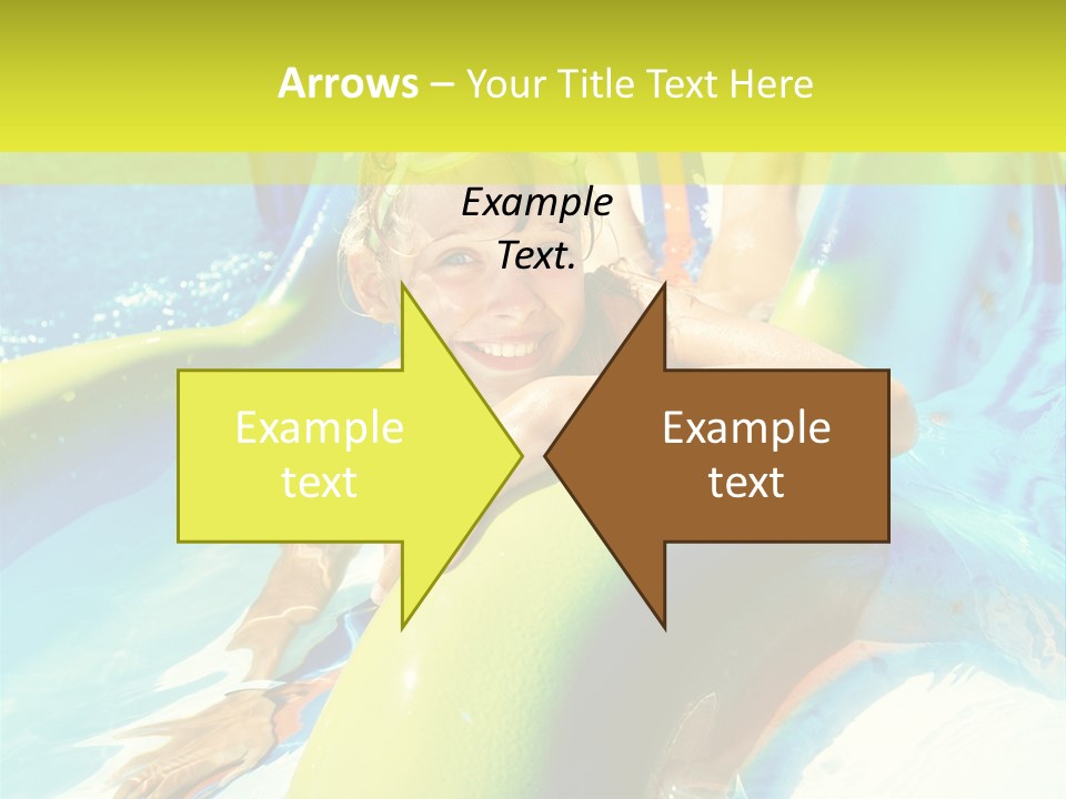 Swim Wear Aquapark Vacations PowerPoint Template