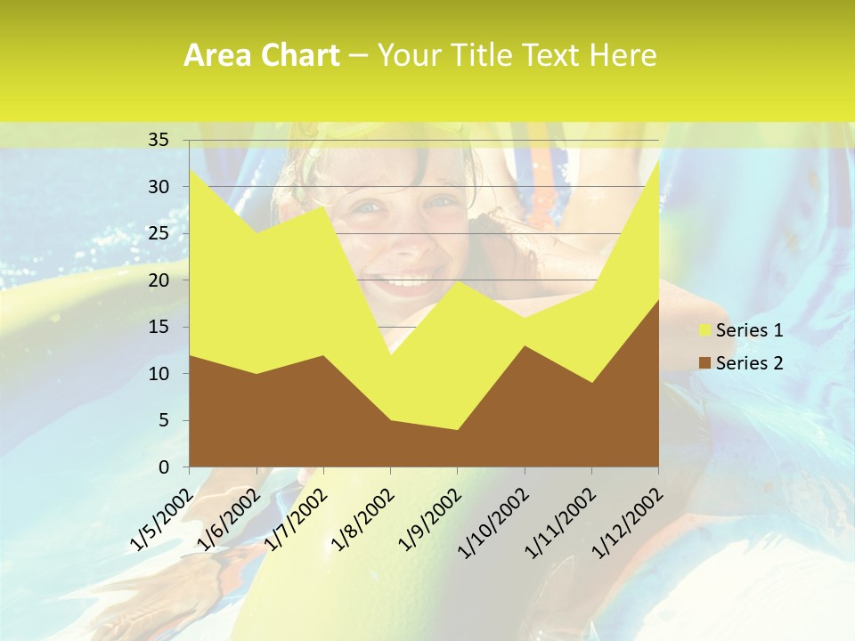 Swim Wear Aquapark Vacations PowerPoint Template