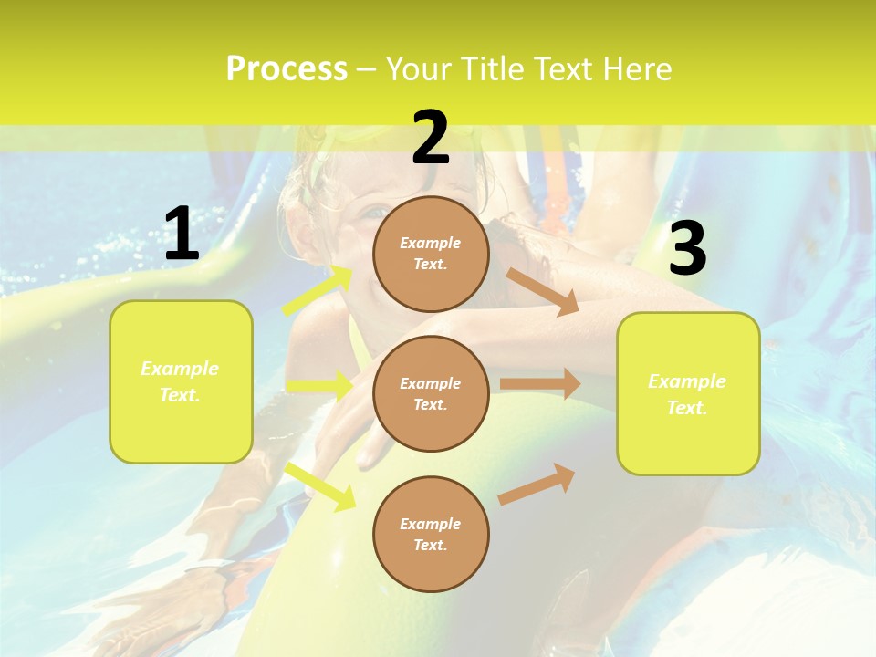 Swim Wear Aquapark Vacations PowerPoint Template