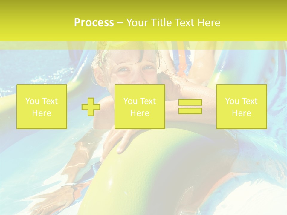 Swim Wear Aquapark Vacations PowerPoint Template