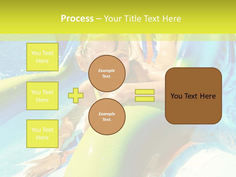 Swim Wear Aquapark Vacations PowerPoint Template