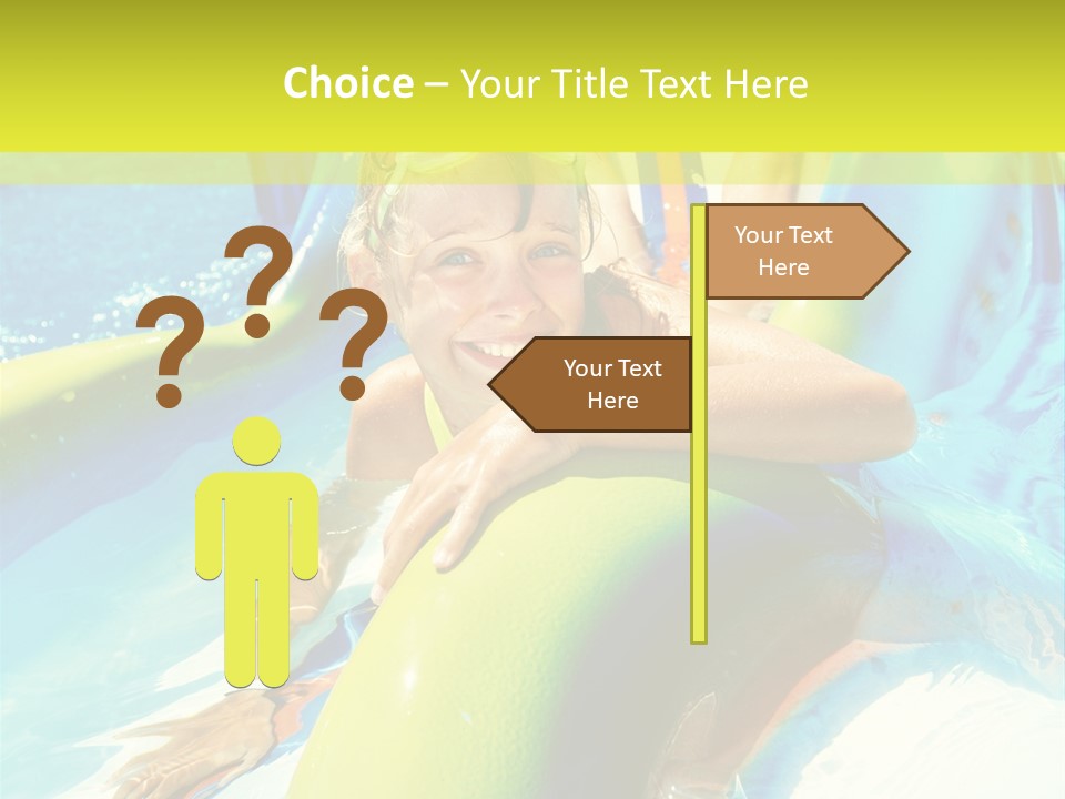 Swim Wear Aquapark Vacations PowerPoint Template