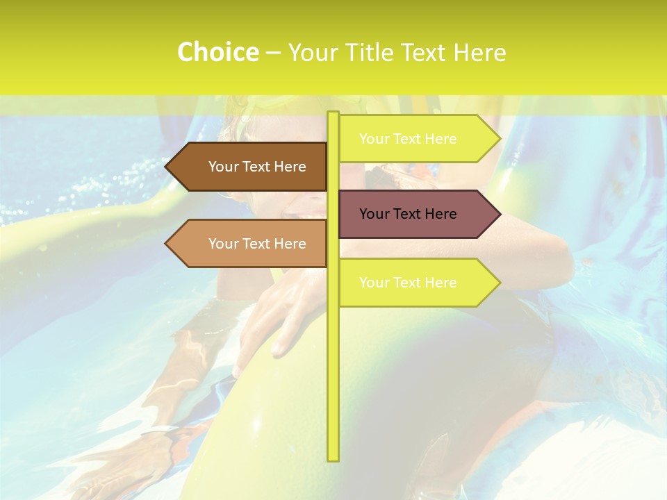 Swim Wear Aquapark Vacations PowerPoint Template
