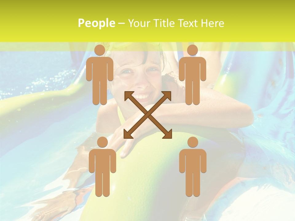 Swim Wear Aquapark Vacations PowerPoint Template