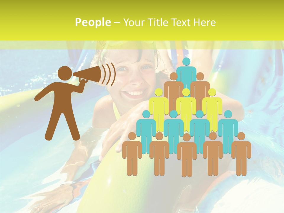 Swim Wear Aquapark Vacations PowerPoint Template