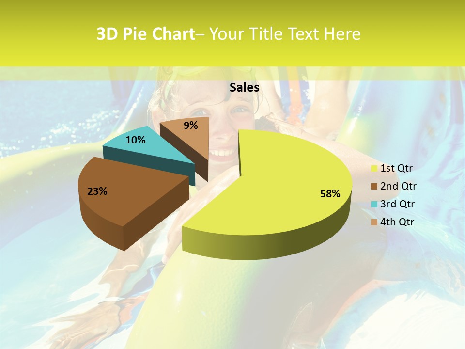 Swim Wear Aquapark Vacations PowerPoint Template