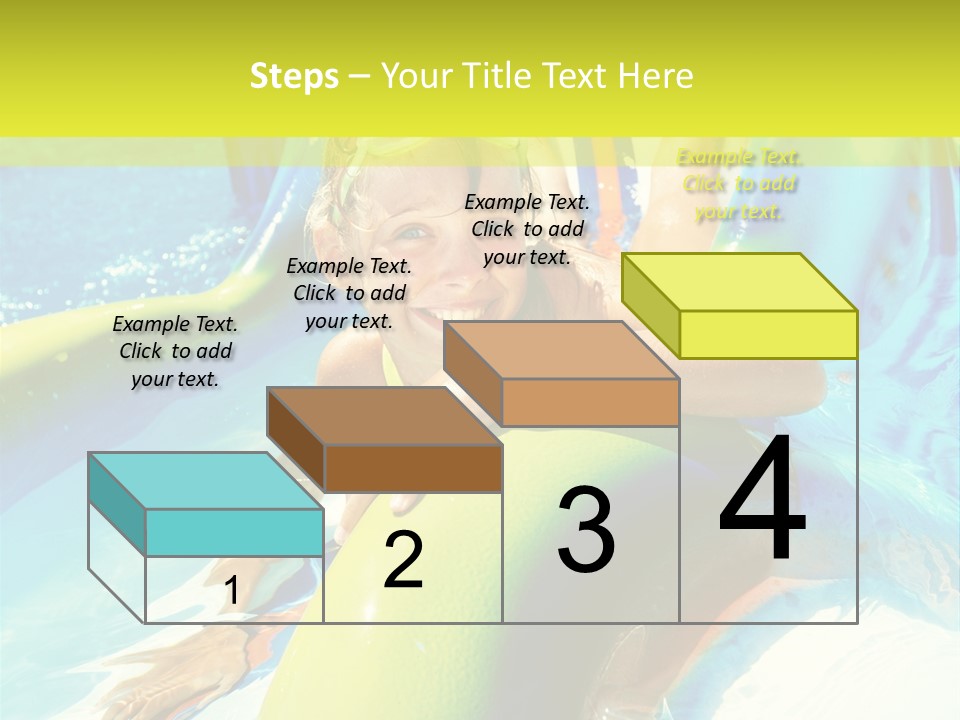 Swim Wear Aquapark Vacations PowerPoint Template