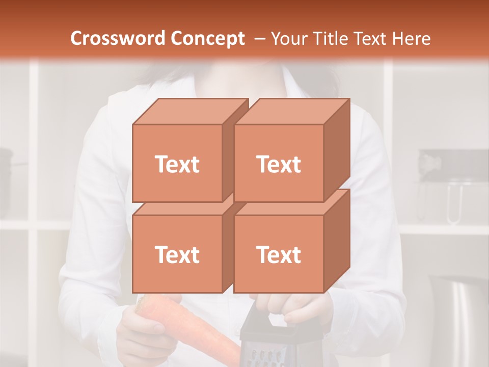 Vegetable Assistance Occupation PowerPoint Template