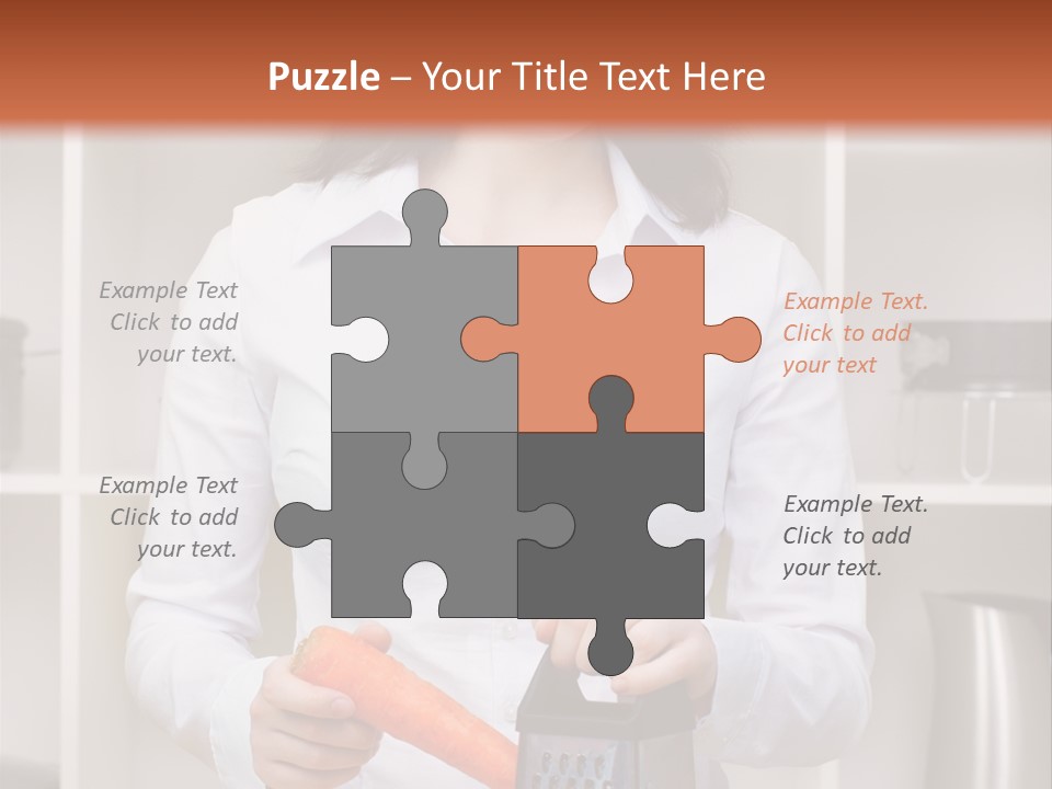 Vegetable Assistance Occupation PowerPoint Template