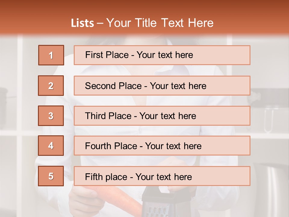 Vegetable Assistance Occupation PowerPoint Template