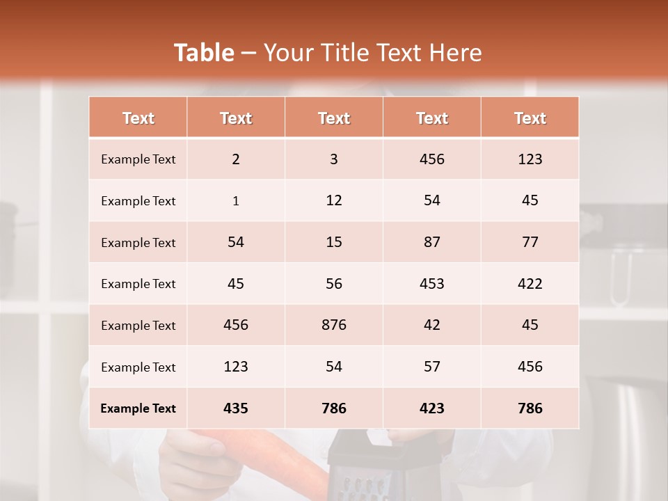Vegetable Assistance Occupation PowerPoint Template