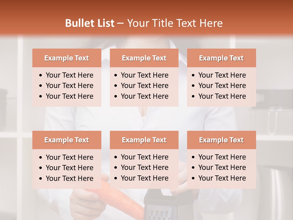Vegetable Assistance Occupation PowerPoint Template
