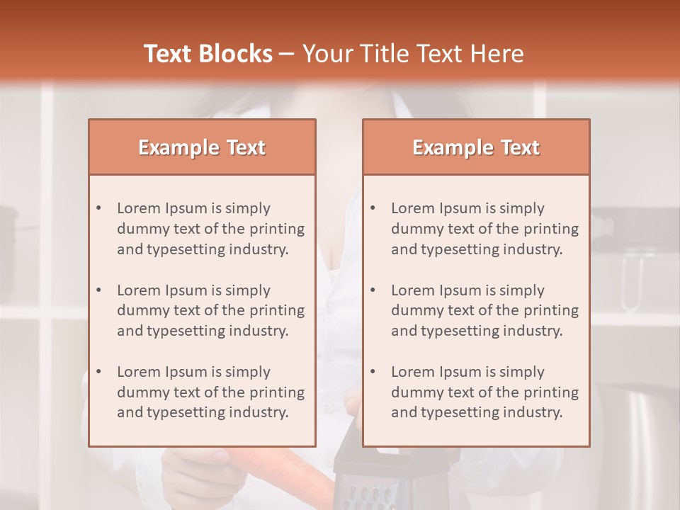 Vegetable Assistance Occupation PowerPoint Template