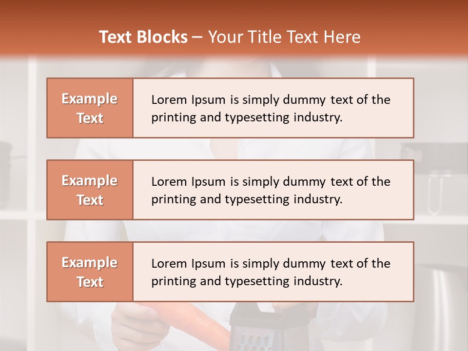 Vegetable Assistance Occupation PowerPoint Template