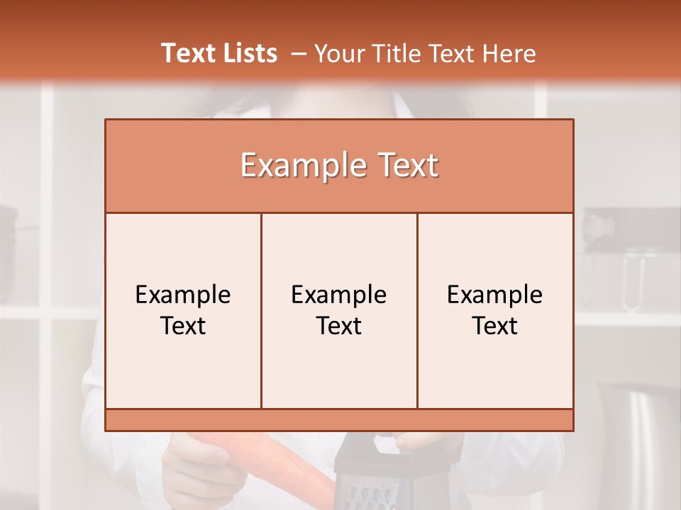 Vegetable Assistance Occupation PowerPoint Template