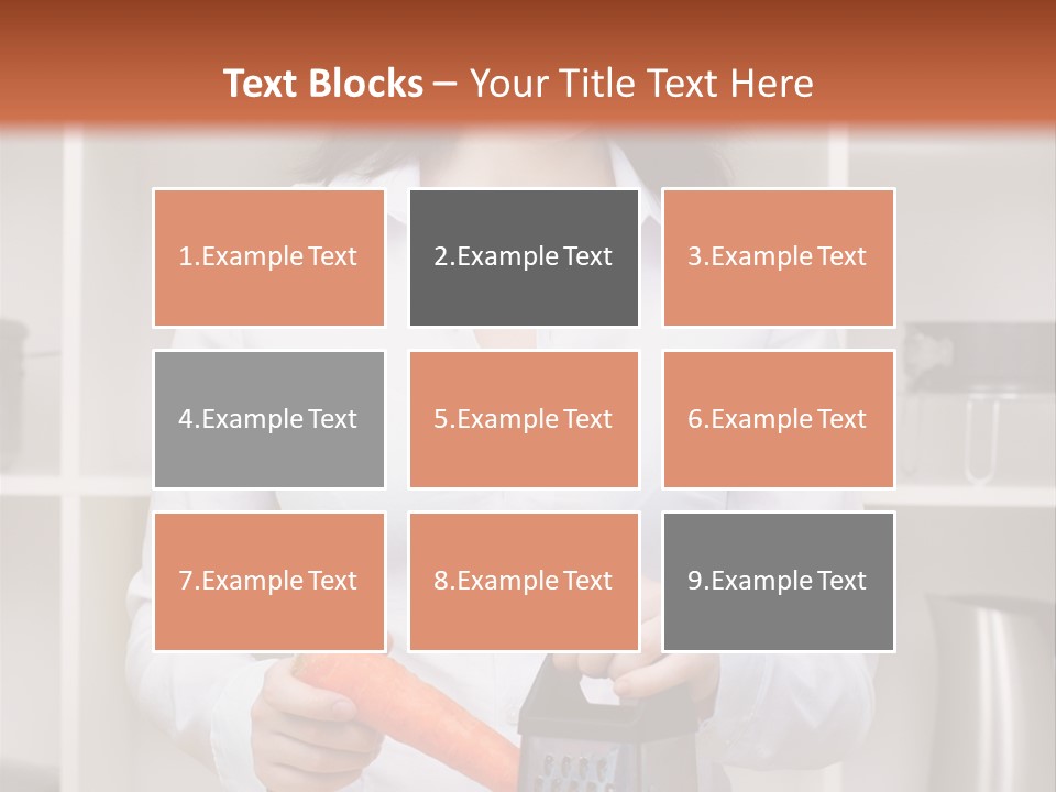 Vegetable Assistance Occupation PowerPoint Template