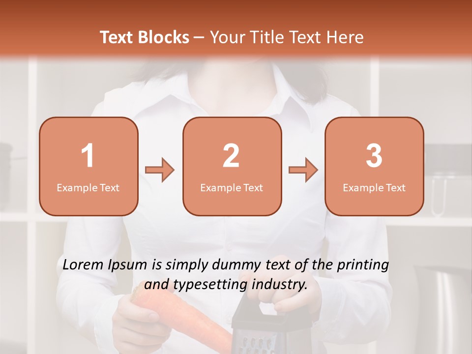 Vegetable Assistance Occupation PowerPoint Template