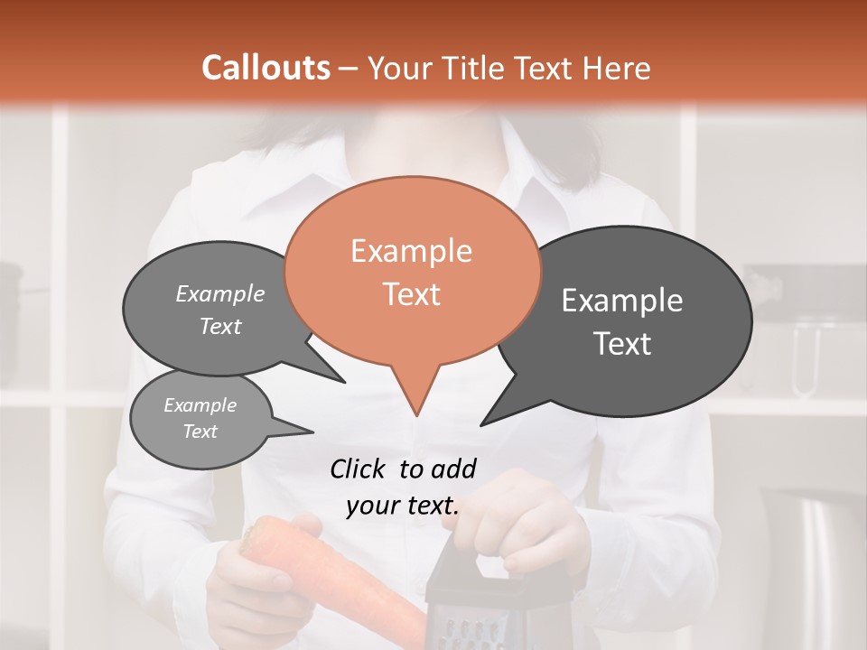 Vegetable Assistance Occupation PowerPoint Template