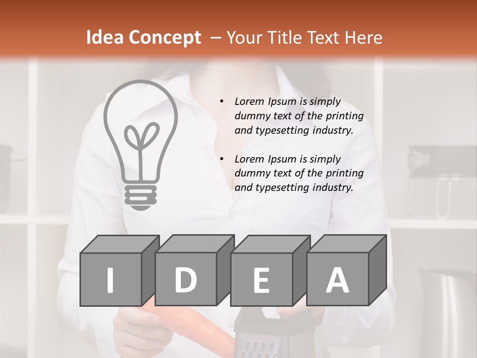 Vegetable Assistance Occupation PowerPoint Template