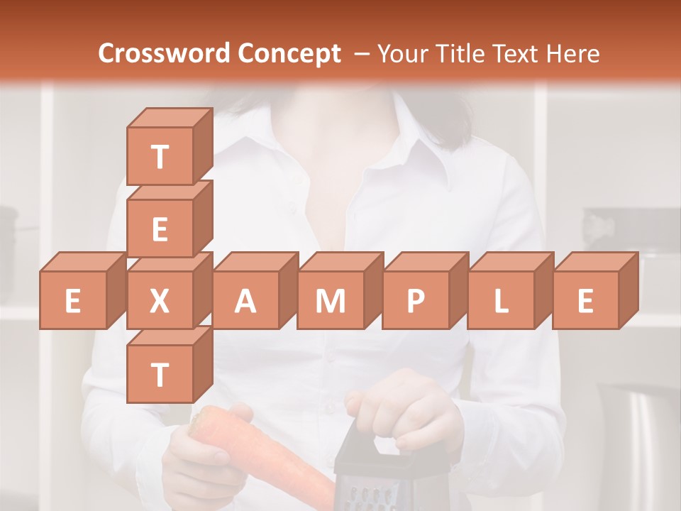 Vegetable Assistance Occupation PowerPoint Template