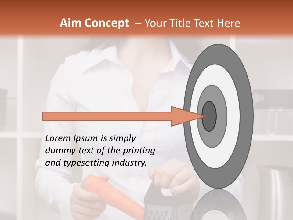 Vegetable Assistance Occupation PowerPoint Template