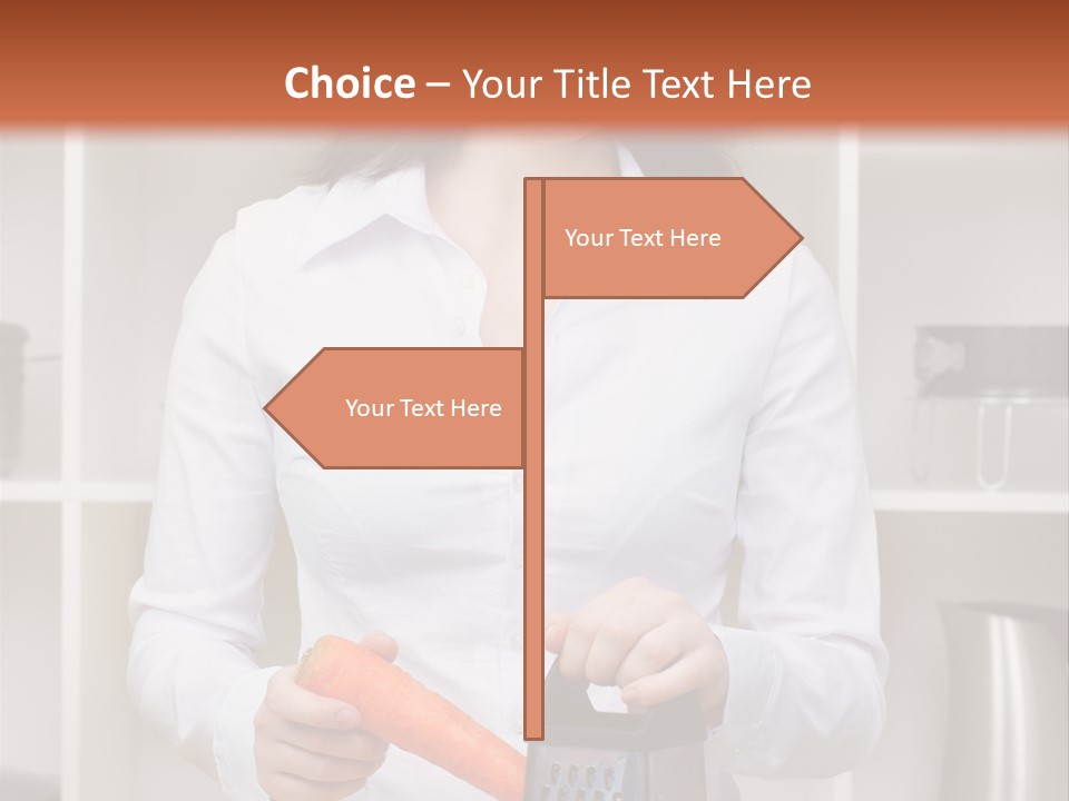 Vegetable Assistance Occupation PowerPoint Template