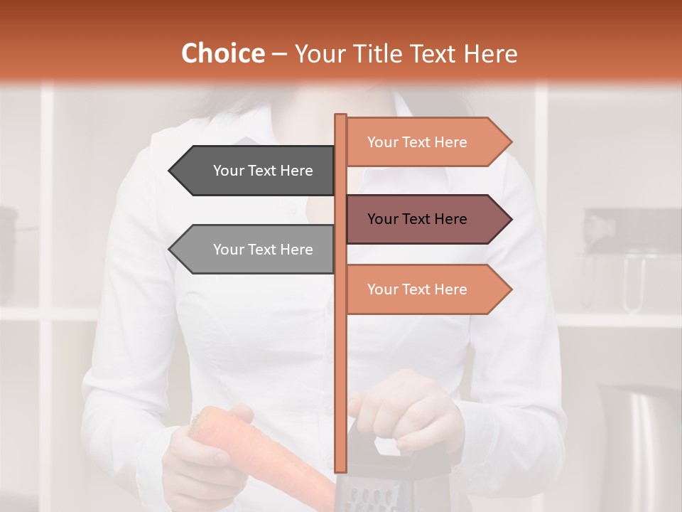 Vegetable Assistance Occupation PowerPoint Template