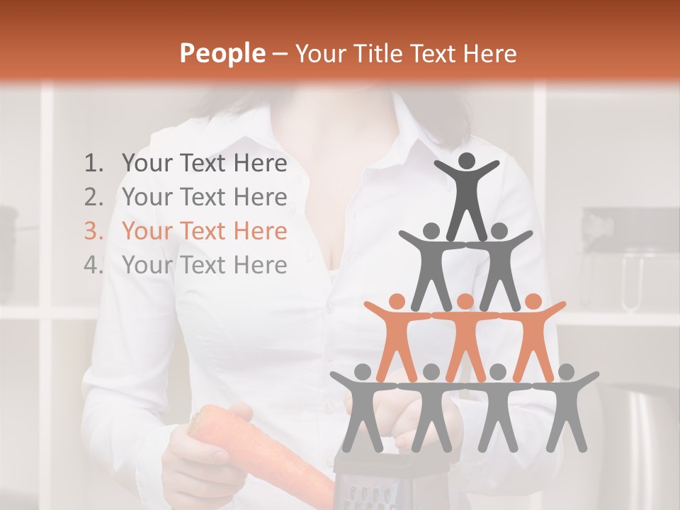 Vegetable Assistance Occupation PowerPoint Template