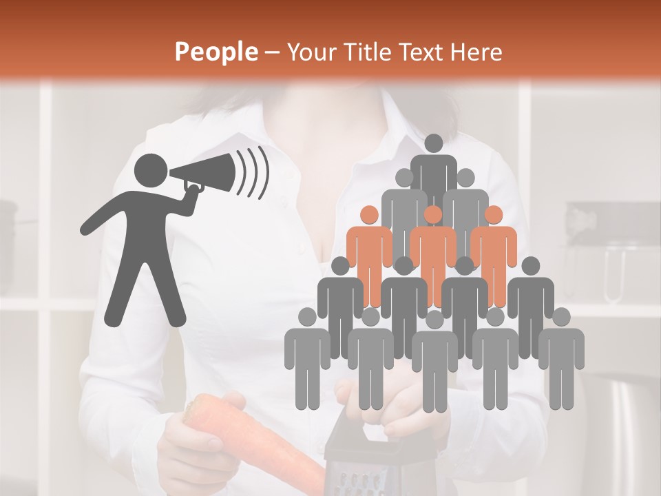 Vegetable Assistance Occupation PowerPoint Template