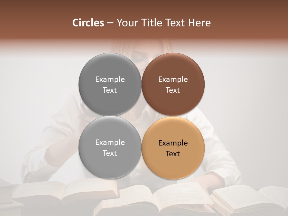 Teen Woman Study PowerPoint Template