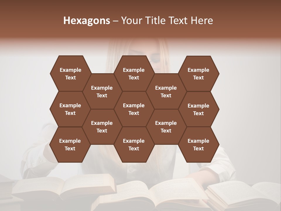 Teen Woman Study PowerPoint Template