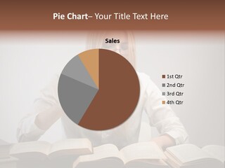 Teen Woman Study PowerPoint Template