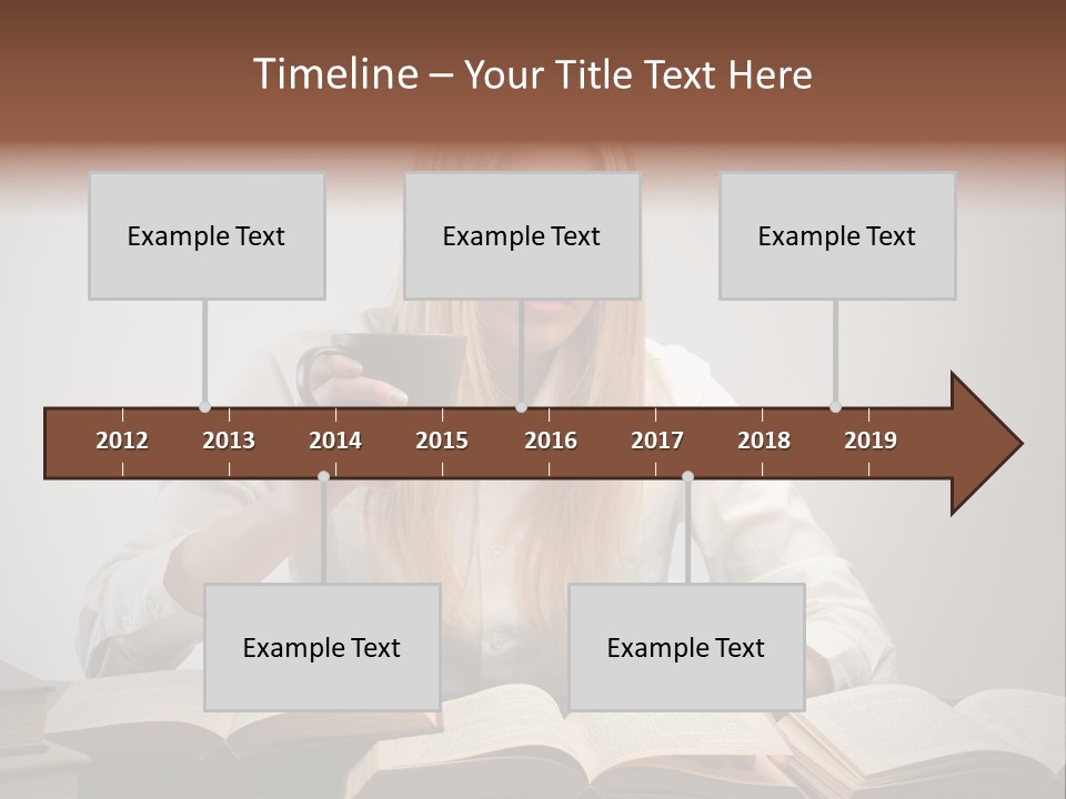Teen Woman Study PowerPoint Template