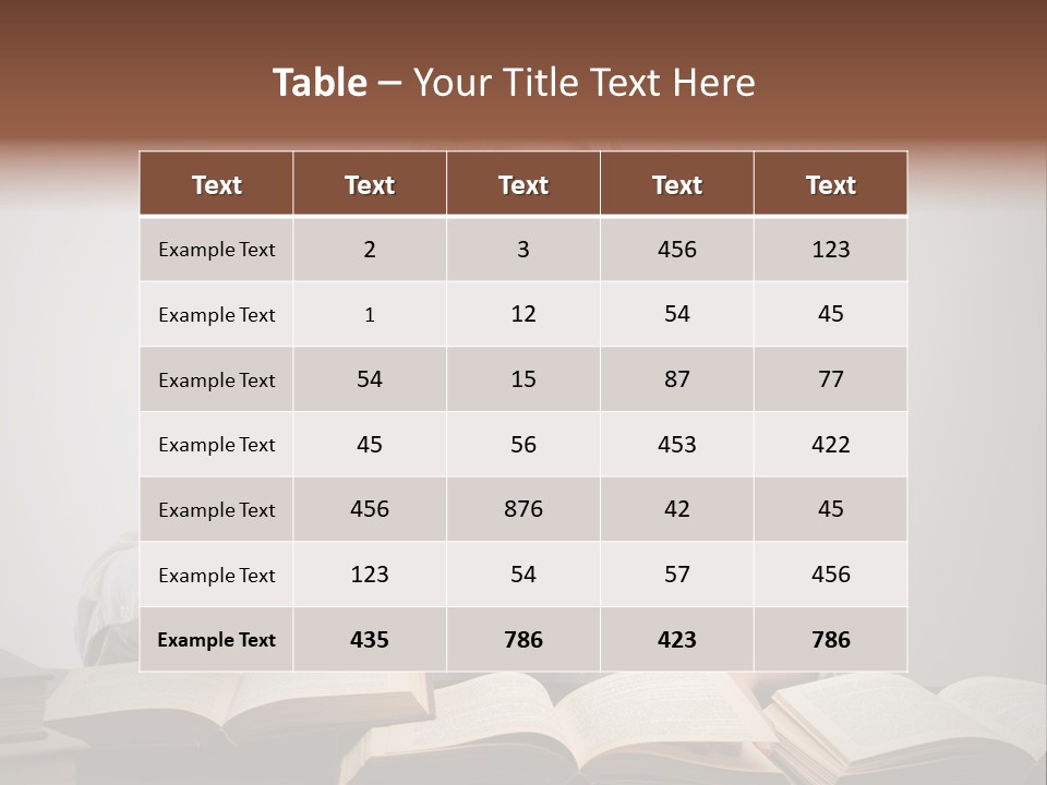 Teen Woman Study PowerPoint Template