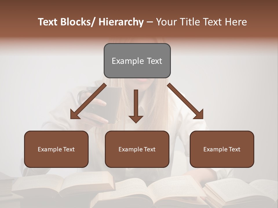 Teen Woman Study PowerPoint Template