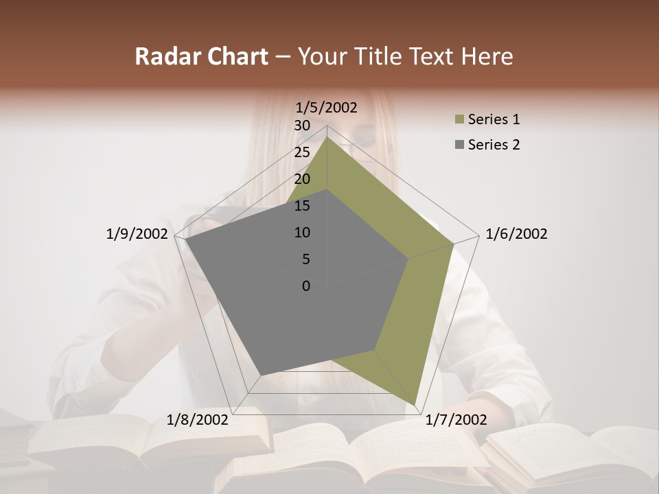 Teen Woman Study PowerPoint Template