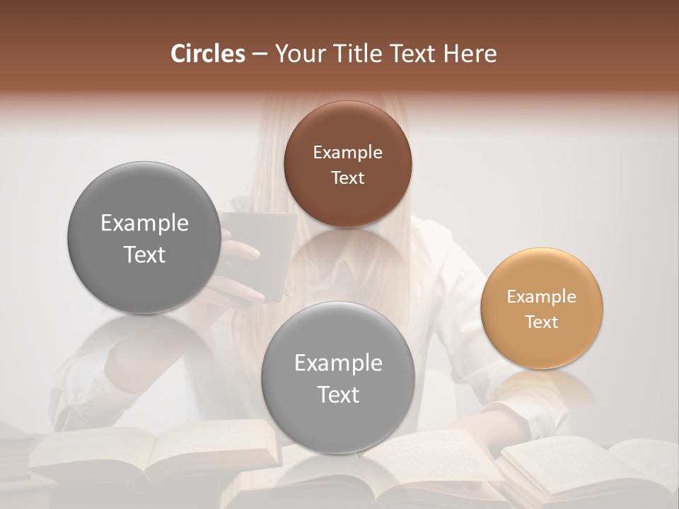 Teen Woman Study PowerPoint Template