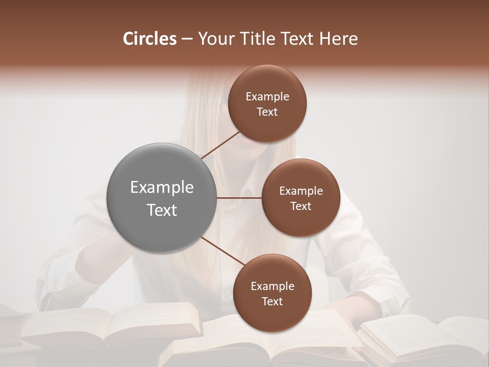 Teen Woman Study PowerPoint Template