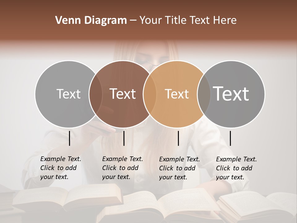 Teen Woman Study PowerPoint Template