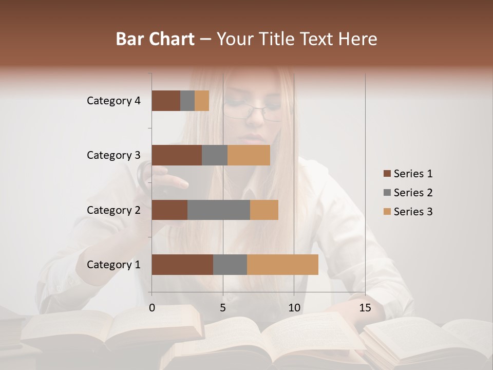 Teen Woman Study PowerPoint Template
