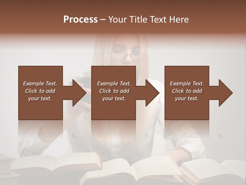 Teen Woman Study PowerPoint Template