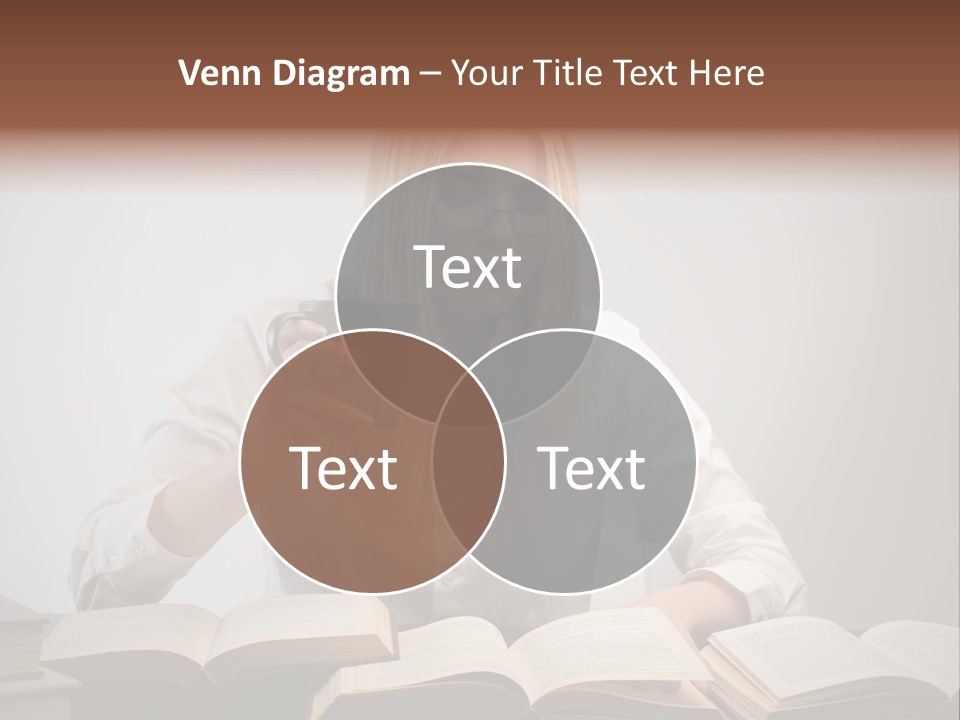 Teen Woman Study PowerPoint Template
