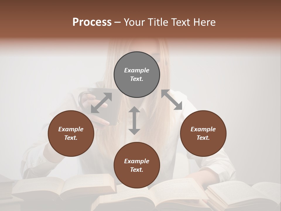 Teen Woman Study PowerPoint Template