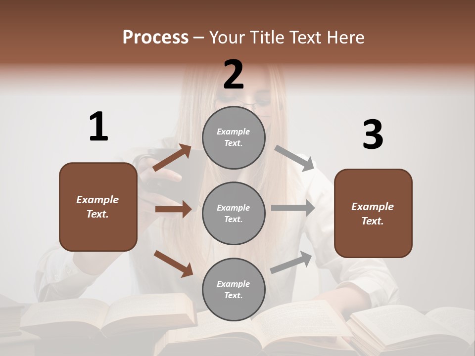 Teen Woman Study PowerPoint Template