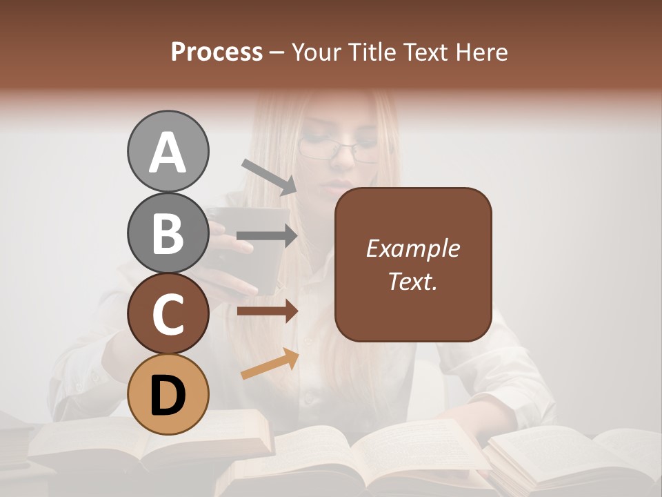 Teen Woman Study PowerPoint Template