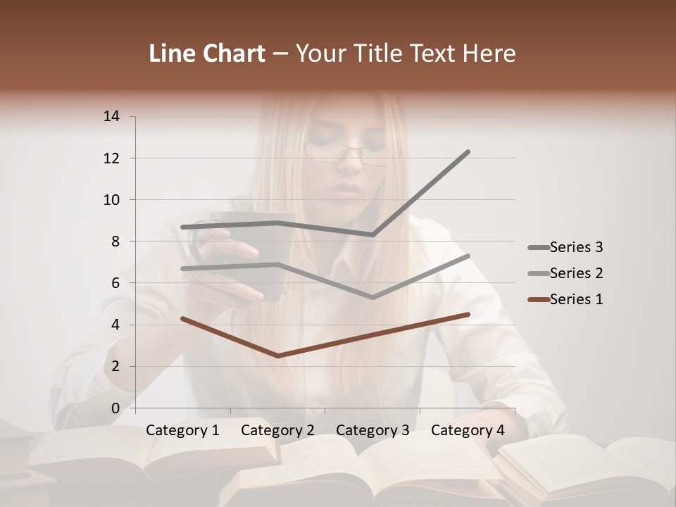 Teen Woman Study PowerPoint Template