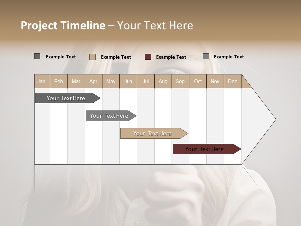 Isolated Blonde Lipstick PowerPoint Template