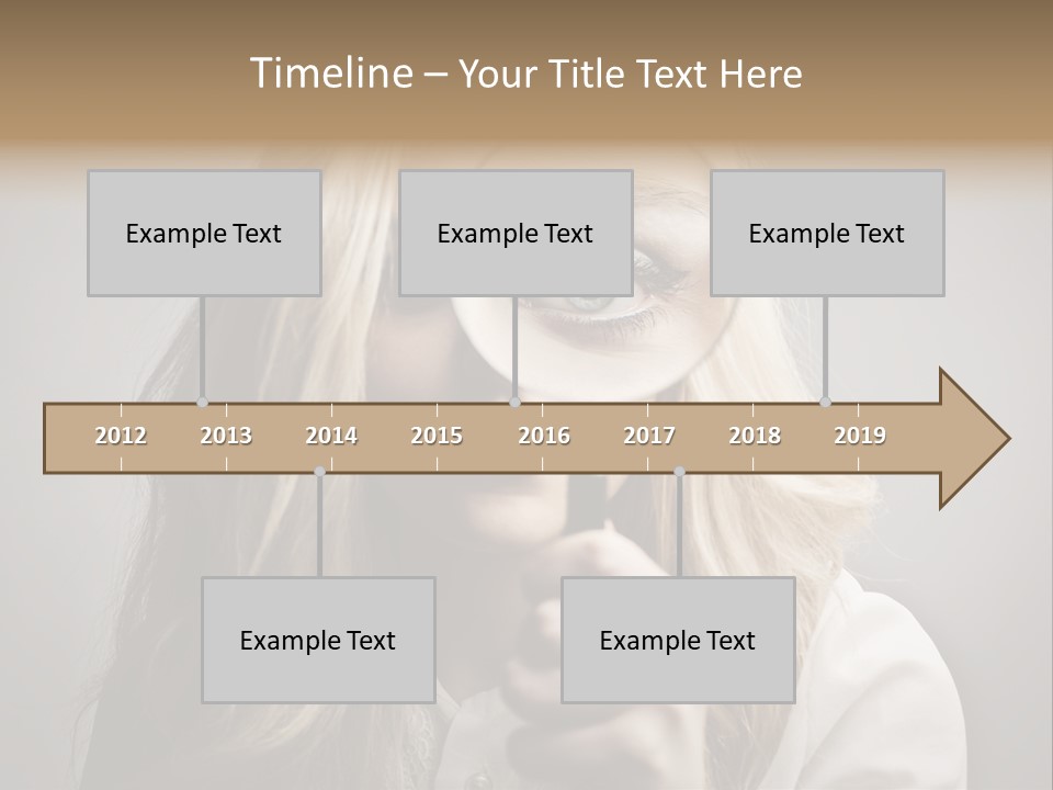 Isolated Blonde Lipstick PowerPoint Template