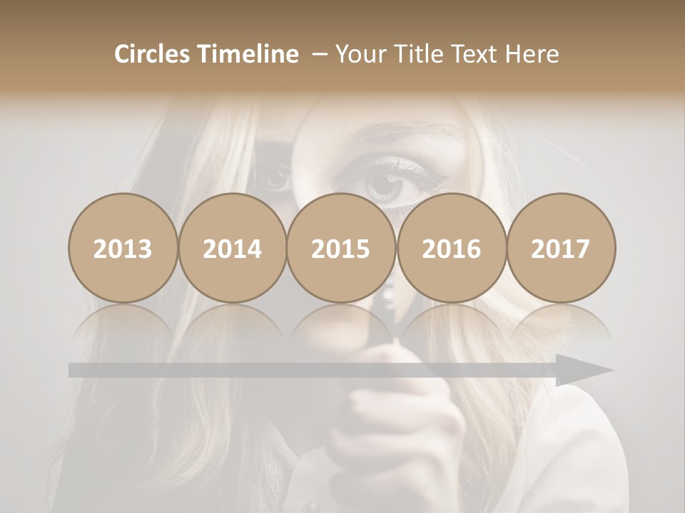 Isolated Blonde Lipstick PowerPoint Template